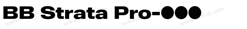 BB Strata Pro字体转换